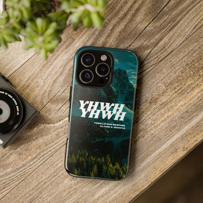 Phone case - YHWH Todo lo que respire alabe a Jehová