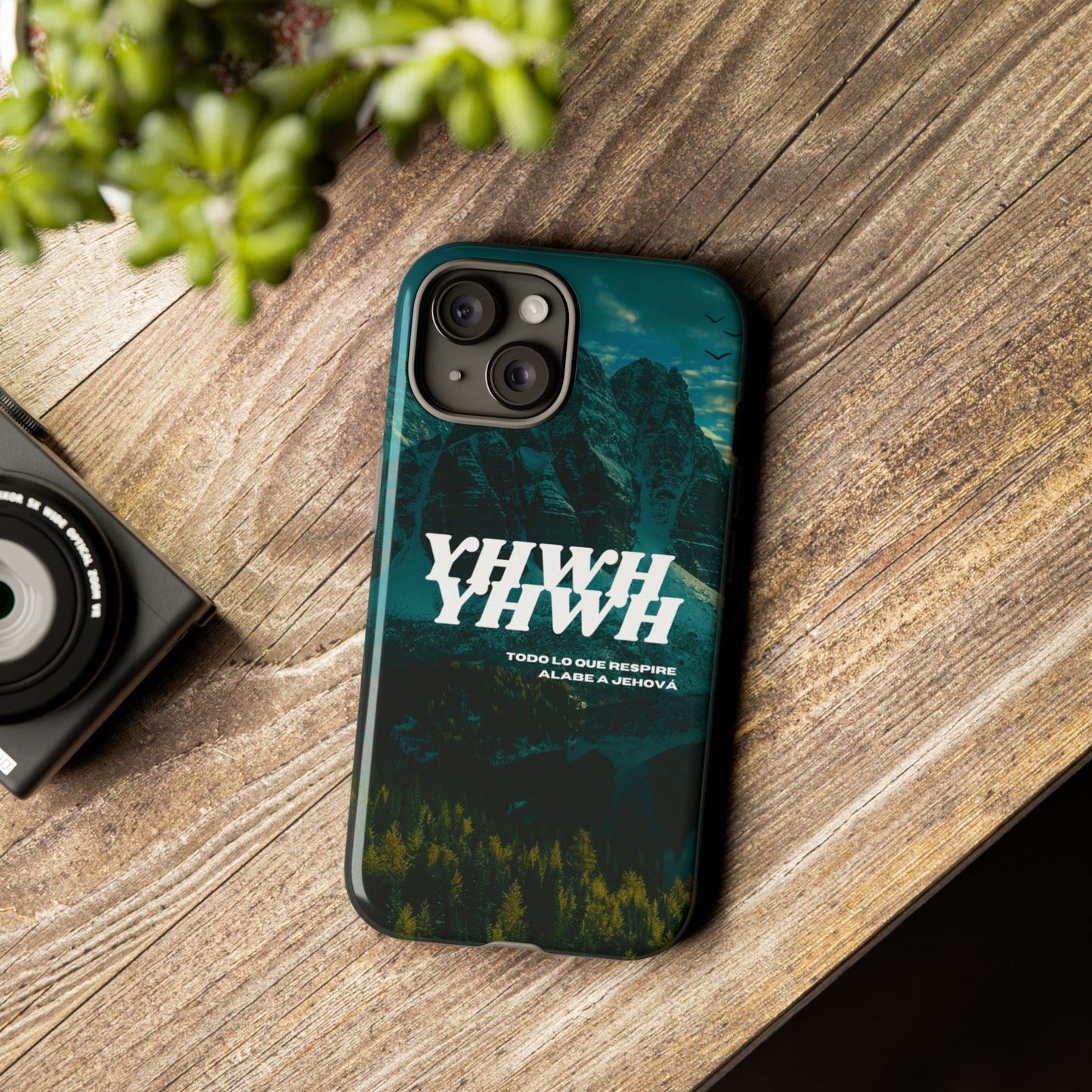 Phone case - YHWH Todo lo que respire alabe a Jehová