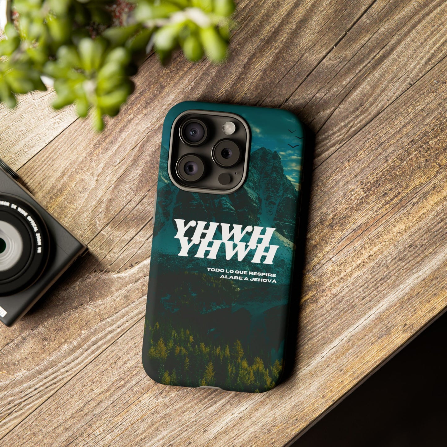 Phone case - YHWH Todo lo que respire alabe a Jehová